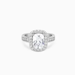 Silver Classic Solitaire Ring