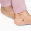 Silver Classic Star Anklet
