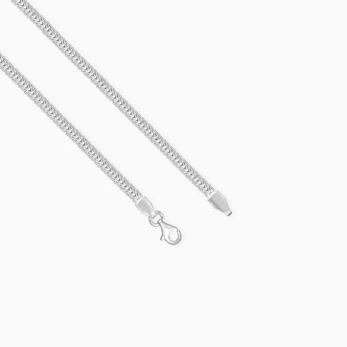 Silver Classic Style Chain For Him