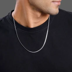Silver Classic Style Chain For Him