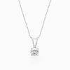 Silver Classic Vintage Solitaire Pendant & Ring Set