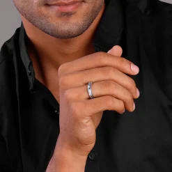 Silver Classical Ring For Him