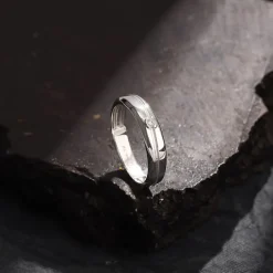 Silver Classical Ring For Him