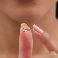 Silver Clover Ring