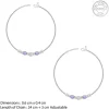 Silver Colourful Radiance Anklet