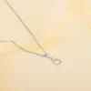 Silver Colourful Unicorn Kids Pendant With Link Chain (7-10 yrs)