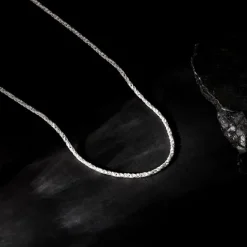 Silver Crest Chain For Him