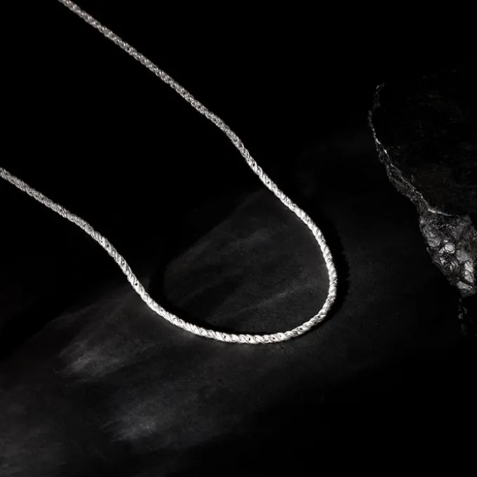 Silver Crest Chain For Him