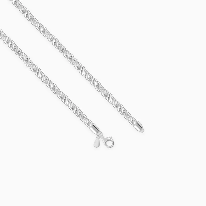 Silver Crest Chain For Him