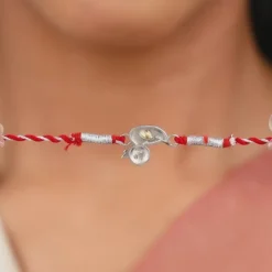 Silver Cute Duck Rakhi