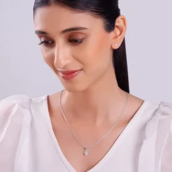 Silver Cute Zirconia Set