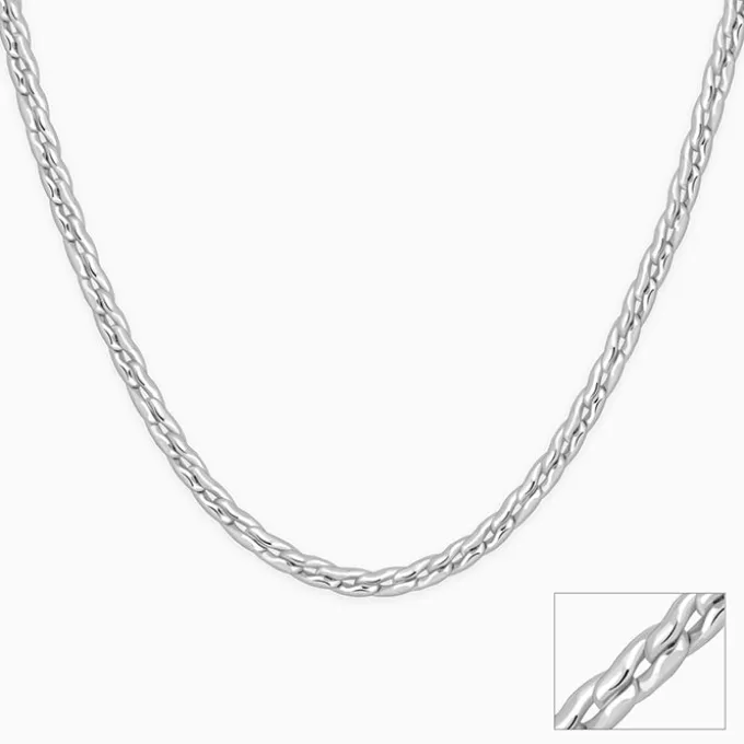 Silver Dainty Rolo Chain For Him