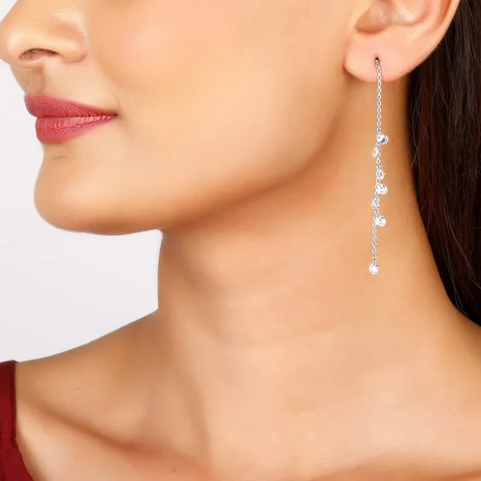 Silver Dangling Queen's Set