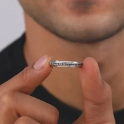 Silver Dapper Ring For Him