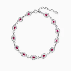 Silver Dawn Drop Bracelet