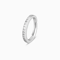 Silver Dear Hearts Ring