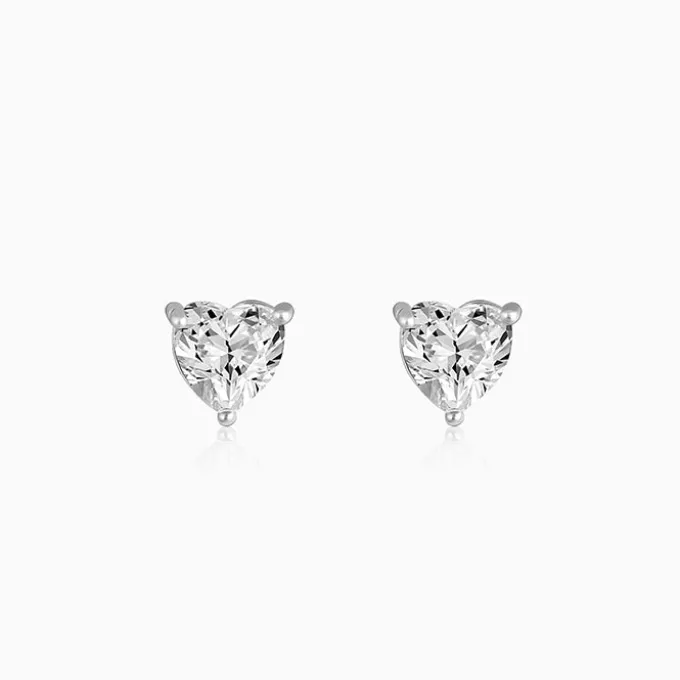 Silver Deary Hearts Set