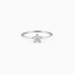 Silver Dendrobium Ring