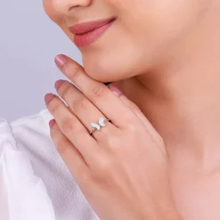 Silver Dione Butterfly Ring