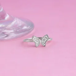 Silver Dione Butterfly Ring