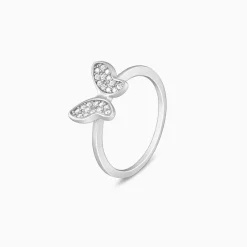 Silver Dione Butterfly Ring