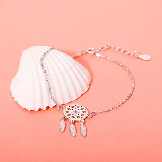 Silver Dreamcatcher Bracelet