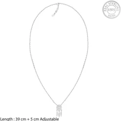 Silver Dreamcatcher Necklace