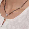 Silver Drizzle Drop Mangalsutra