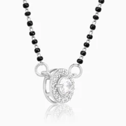 Silver Drizzle Drop Mangalsutra