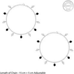 Silver Dua Kids Anklet