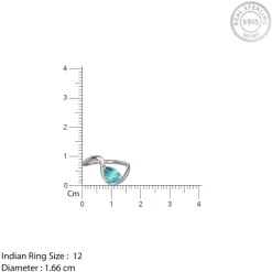 Silver Elara Maia Ring (Size 12)