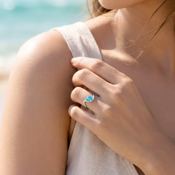 Silver Elara Maia Ring (Size 12)