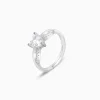 Silver Endless Heart Ring