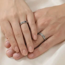 Silver Endless Love Couple Rings
