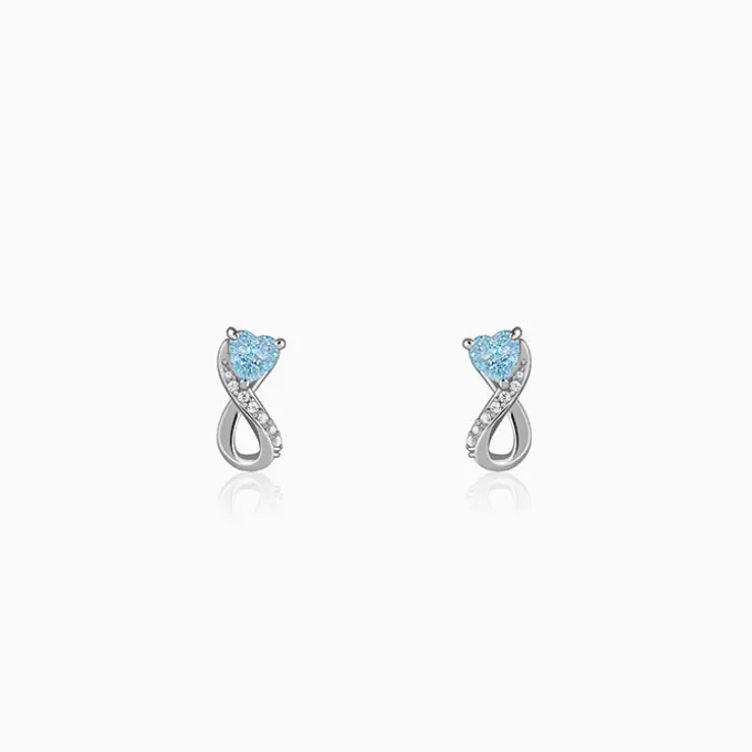 Silver Endlessly Yours Earrings