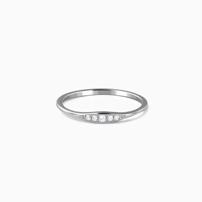 Silver Eterna Curve Ring