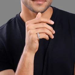 Silver Eternal Gleam Ring For Him