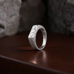 Silver Eternal Gleam Ring For Him
