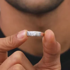 Silver Eternal Gleam Ring For Him