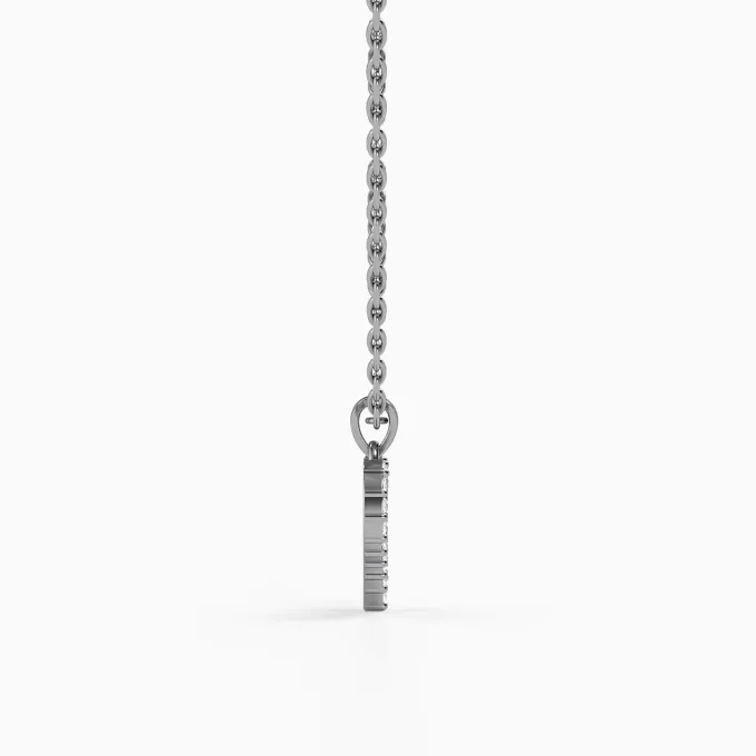 Silver Eternal Heart Pendant with Link Chain