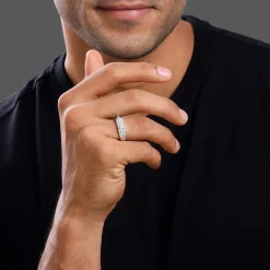 Silver Eternal Path Ring For Him