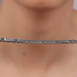 Silver Eternity Row Bracelet