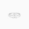 Silver Ethereal Solitaire Ring