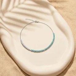 Silver Eucleia Anklet