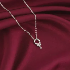 Silver Euphoria Pendant With Link Chain