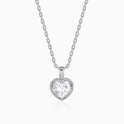 Silver 4Ever Pendant With Link Chain