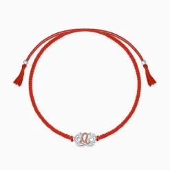 Silver Floral Gajanana Rakhi