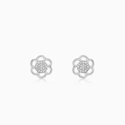 Silver Floral Moment Earrings