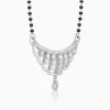 Silver Floral Paradise Mangalsutra