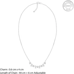 Silver Floral Serenade Necklace